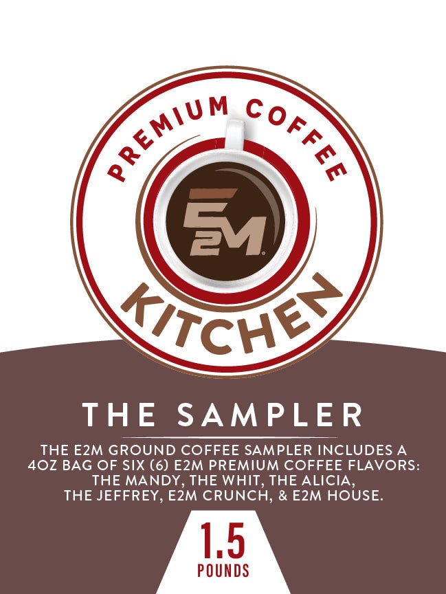 E2M Ground Coffee Sampler  Charleston Coffee Exchange